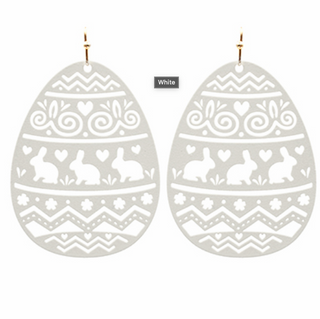 Easter Egg Filigree Earrings (3 Colors)