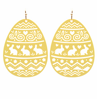 Easter Egg Filigree Earrings (3 Colors)