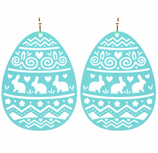 Easter Egg Filigree Earrings (3 Colors)