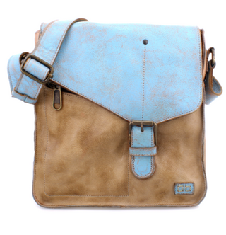 Bed Stu "Venice Beach" in Oats Rustic Baby Blue Lux