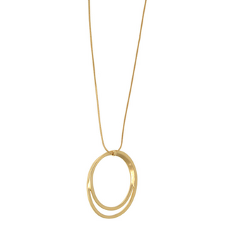 JOY SUSAN ADJUSTABLE OPEN PENDANT NECKLACE (2 colors)