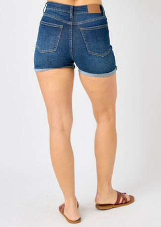 JUDY BLUE DARK HIGH WAIST TUMMY CONTROL COOL DENIM Final Sale
