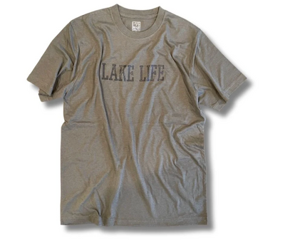 "Lake Life" Tee in Rain Cloud