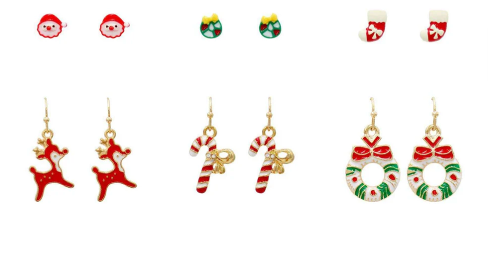 Christmas Earrings Variety