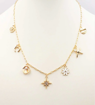 Gold Charm Necklace