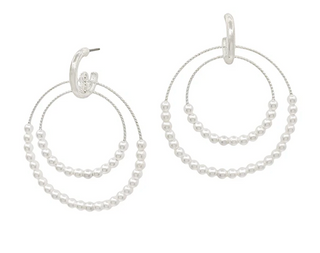 Thin Double Layered with Beaded Pearl ( 2 Options)