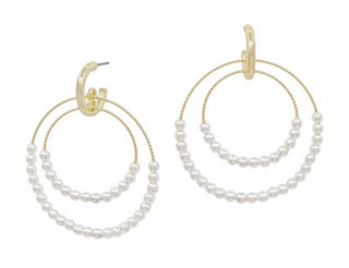 Thin Double Layered with Beaded Pearl ( 2 Options)