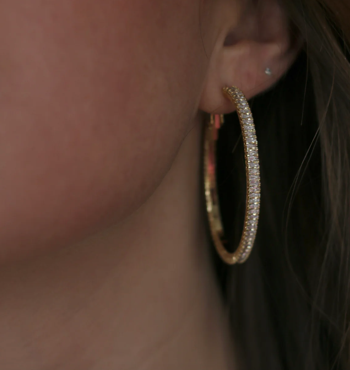 Angel Hoop Gold Filled Earrings by Inspire Designs