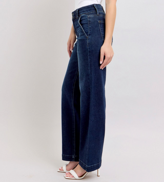 Judy Blue HW Dark Wide Leg