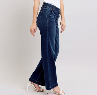 Judy Blue HW Dark Wide Leg