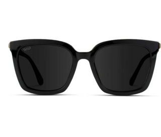 Madison in Black/Black Polarized Sunglasses