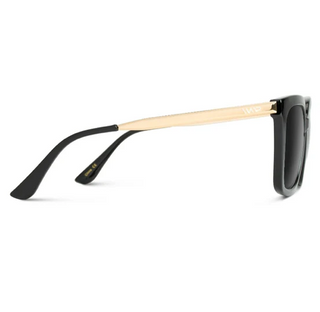 Madison in Black/Black Polarized Sunglasses