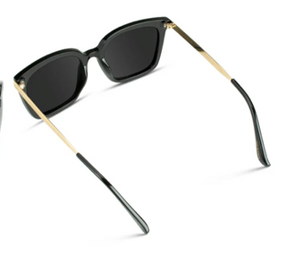 Madison in Black/Black Polarized Sunglasses
