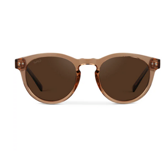 Tate in Beige Light Crystal Brown Polarized Sunglasses