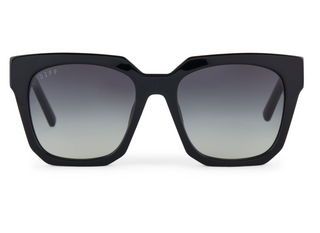 DIFF EYEWEAR ARIANA BLACK + GREY GRADIENT
