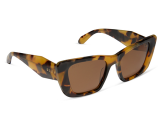 DIFF EYEWEAR AURA BROWN KOMBU + BROWN POLARIZED