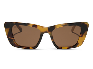 DIFF EYEWEAR AURA BROWN KOMBU + BROWN POLARIZED