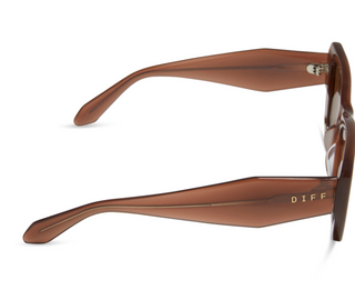 DIFF EYEWEAR AURA MACCHIATO + BROWN POLARIZED