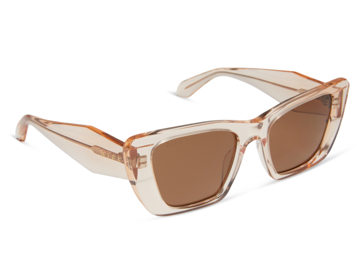 vintage aura goggles DIFF EYEWEAR AURA VINTAGE ROSE CRYSTAL + BROWN – Magnolia Too Boutique