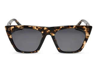 DIFF EYEWEAR AVRIL - ESPRESSO TORT + GREY