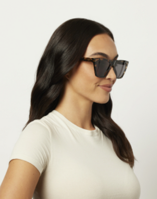 DIFF EYEWEAR AVRIL - ESPRESSO TORT + GREY