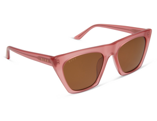 DIFF EYEWEAR AVRIL - GUAVA + BROWN