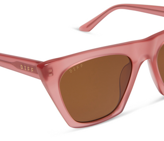 DIFF EYEWEAR AVRIL - GUAVA + BROWN