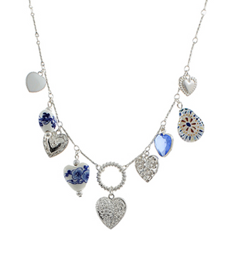Heart Multi Charm Necklace (2 Colors)