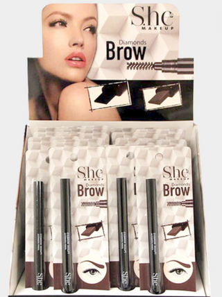 Sophia's Corner Striped Dark Brown Eyebrow Pencils