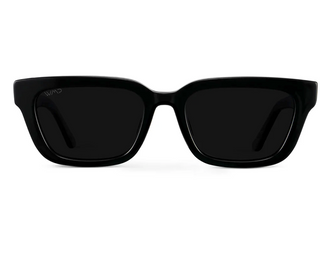 Vivian in Black/Triple Black Polarized Sunglasses