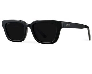 Vivian in Black/Triple Black Polarized Sunglasses