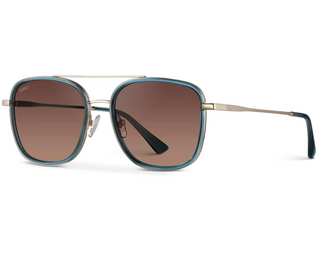 Gia in Crystal Colbalt/Gradient Brown Polarized Sunglasses