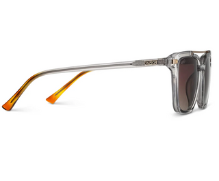 Connor in Crystal Ice Grey/Brown Gradient Polarized Sunglasses