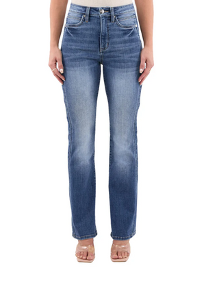 MIA MD WASH HIGH RISE SLIMMERS BOOTCUT JEAN