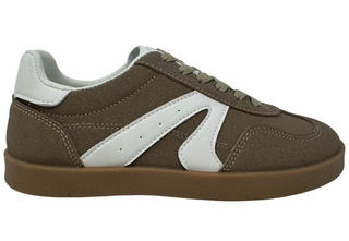 SC Brown Retro Throwback Lace Up Sneaker by Very G FINAL SALE