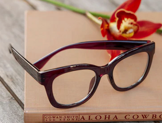 Peepers "Center Stage Focus" Readers in Dark Cherry (4 Strengths)