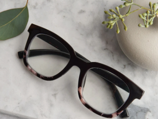 Peepers "To the Max" Readers in Black/Black Marble (4 Strengths)