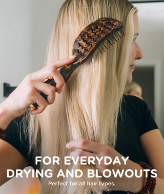 Teleties Vented Hair Brush - Tortoise