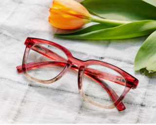 Peepers "To the Max" Progressives in Rose Ombre Horn (2 Strengths)