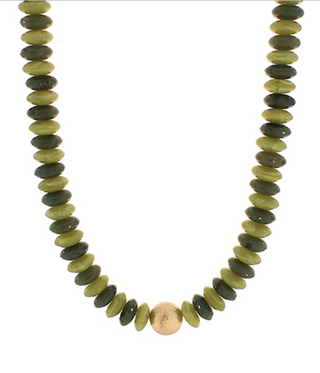 Metal Gold Ball & Beads Necklace (8 Colors)