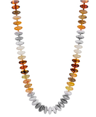 Ombre Rondelle Beads Necklace (3 Colors)