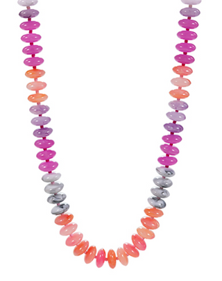Ombre Rondelle Beads Necklace (3 Colors)