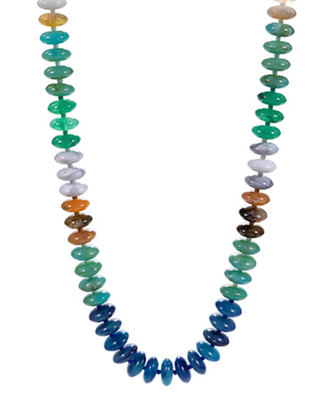 Ombre Rondelle Beads Necklace (3 Colors)