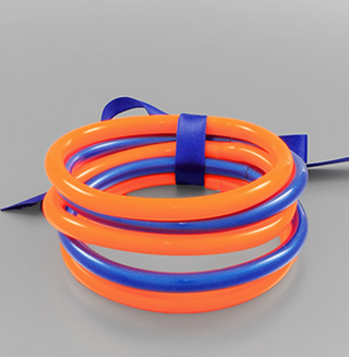 5 Row Tube Jelly Bangle Bracelet