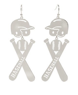 Baseball Dangle Earrings (2 Colors)