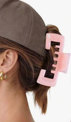 Hat-Friendly Claw Clips (4 Colors)