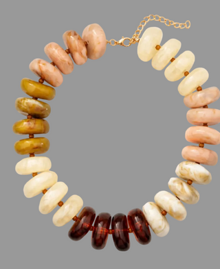 Extra Chunky Mulitcolor Beaded Necklace (2 Options)
