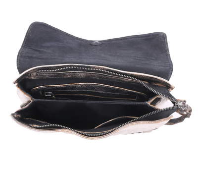 Bed Stu "Cleo" Crossbody/Clutch in Nectar Lux Black Lux