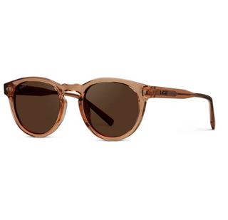 Tate in Beige Light Crystal Brown Polarized Sunglasses