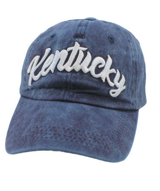Vintage Navy "Kentucky" Embroidered Cap